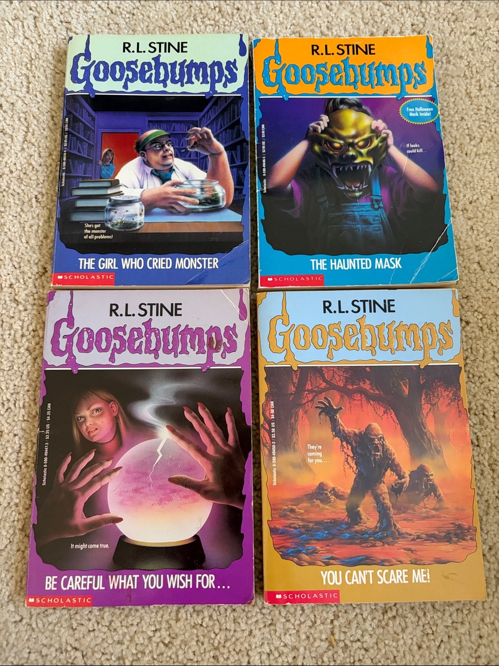 R.L. Stine Goosebumps Book Lot